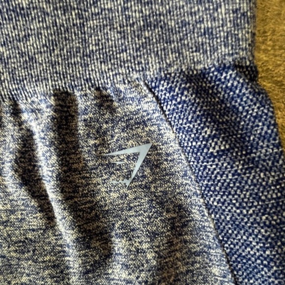 Gymshark Leggings Blue size Small Ankle Length Activewear Athletic - Picture 4 of 7